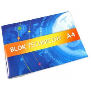 BLOK TECHNICZNY A3 BIAŁY