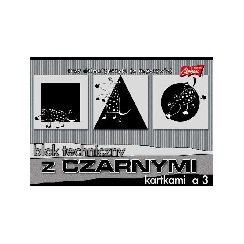 BLOK TECHNICZNY A3 CZARNY 