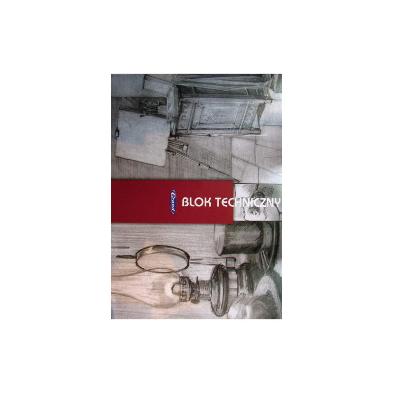 BLOK TECHNICZNY A4 BIAŁY