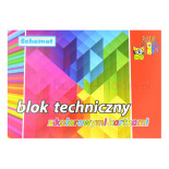 BLOK TECHNICZNY A4 KOLOR