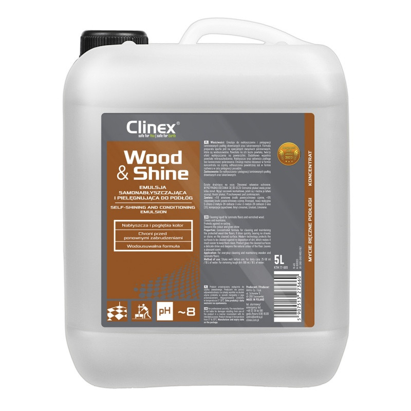 C Emulsja CLINEX Wood&Shine, samonabłyszczająca 5l