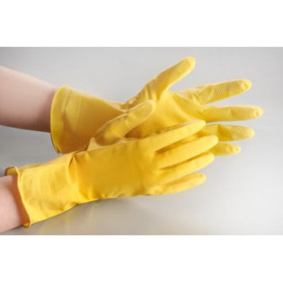 C RĘKAWICE GUMOWE ROZM. S