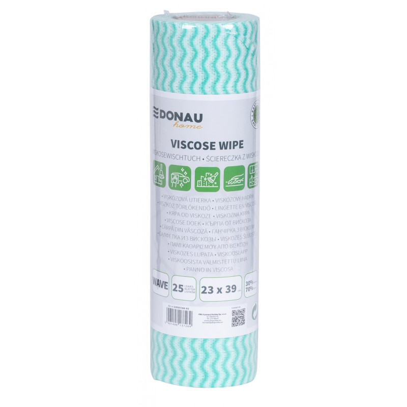 C ŚCIERKA DONAU ROLKA FALA ZIEL. 25 LISTKÓW 23X39