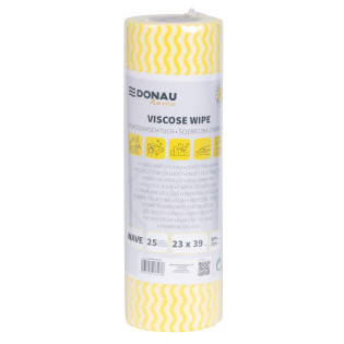 C ŚCIERKA DONAU ROLKA FALA ŻÓŁTA 25 LISTKÓW 23X39