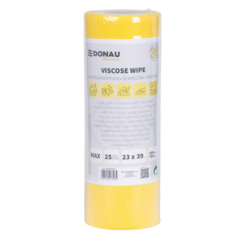C ŚCIERKA DONAU ROLKA MAX ŻÓŁTA 25 LISTKÓW 23X39