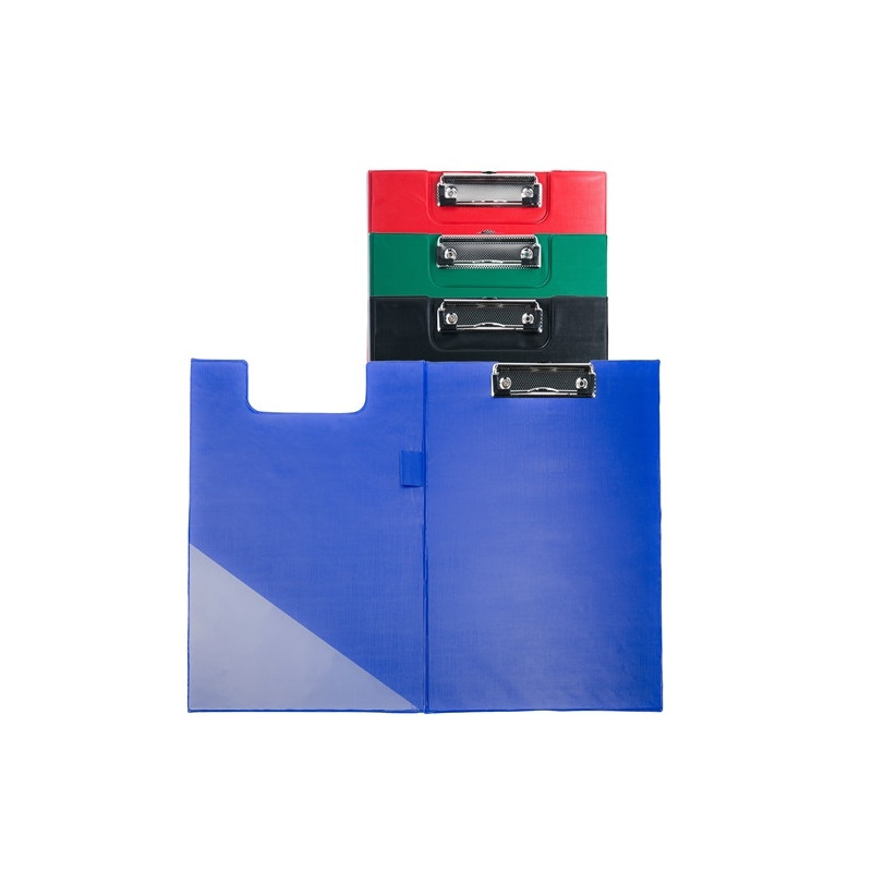 DESKA Z KLIPEM ZAMYKANA A4  CZERWONA