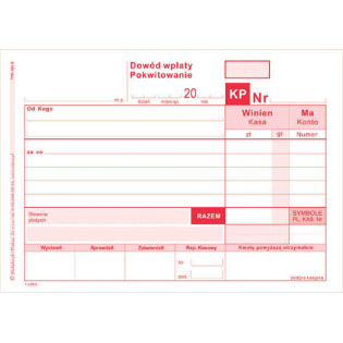 DRUK KP KASA PRZYJM 80 A6 MP 401-5