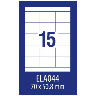 ETYKIETA ADRESOWA  70X50,8 AVERY ELA044 E100
