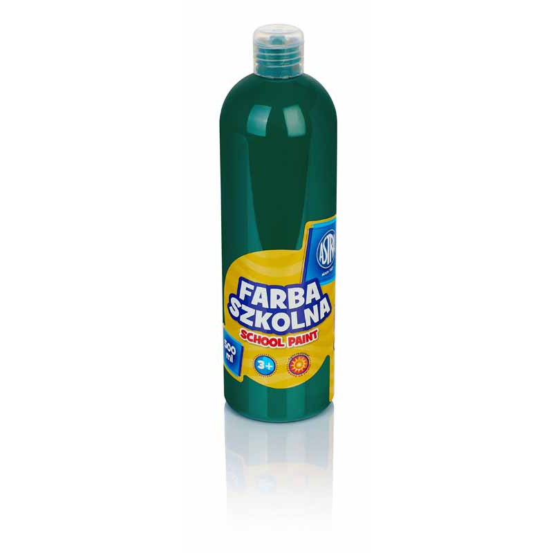 FARBA SZKOLNA ASTRA 500 ML CIEMNOZIELONA
