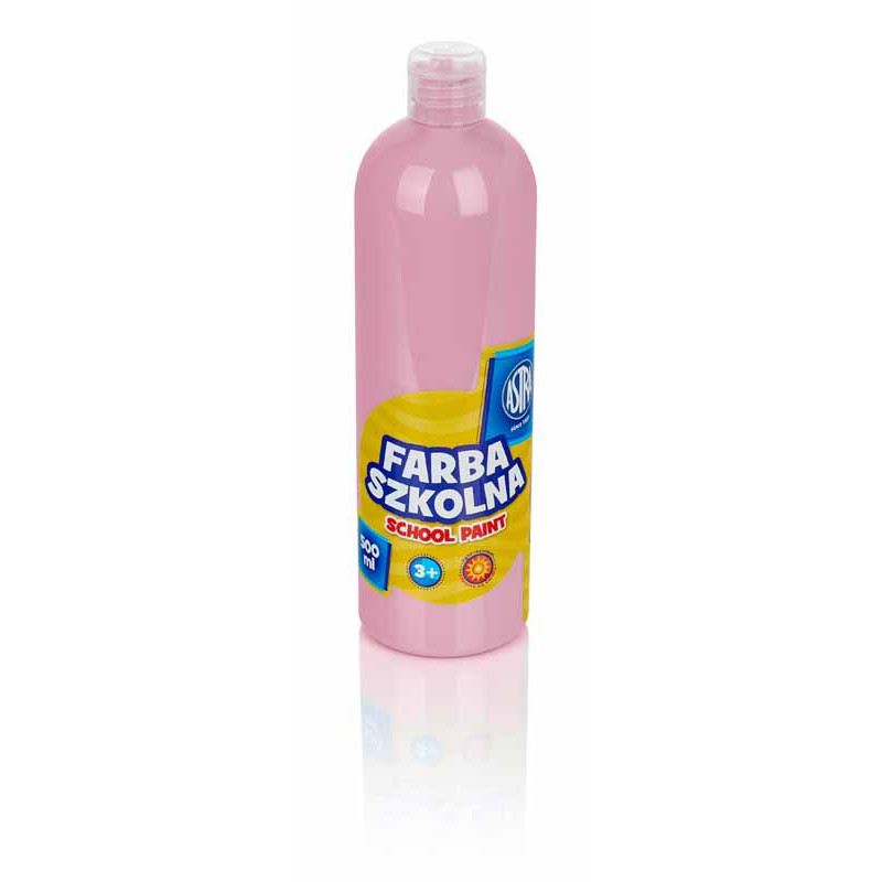 FARBA SZKOLNA ASTRA 500 ML JASNORÓŻOWA