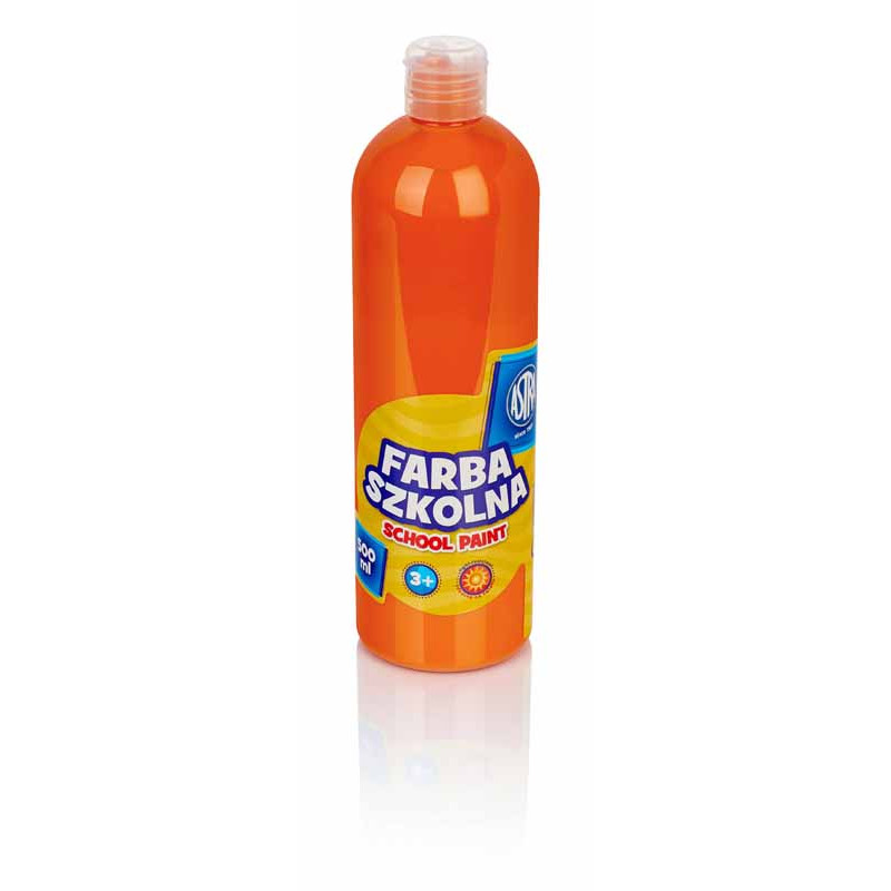 FARBA SZKOLNA ASTRA 500 ML POMARAŃCZOWA