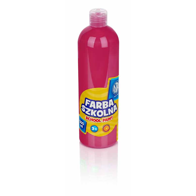 FARBA SZKOLNA ASTRA 500 ML RÓŻOWA