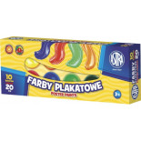 FARBY PLAKATOWE ASTRA 20ML 10 KOLORÓW