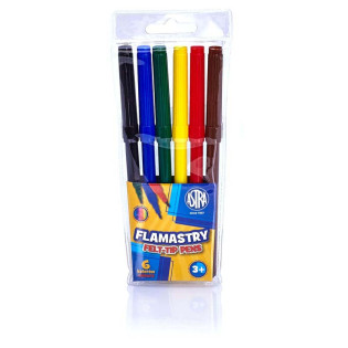 FLAMASTRY ASTRA  6 KOLORÓW 