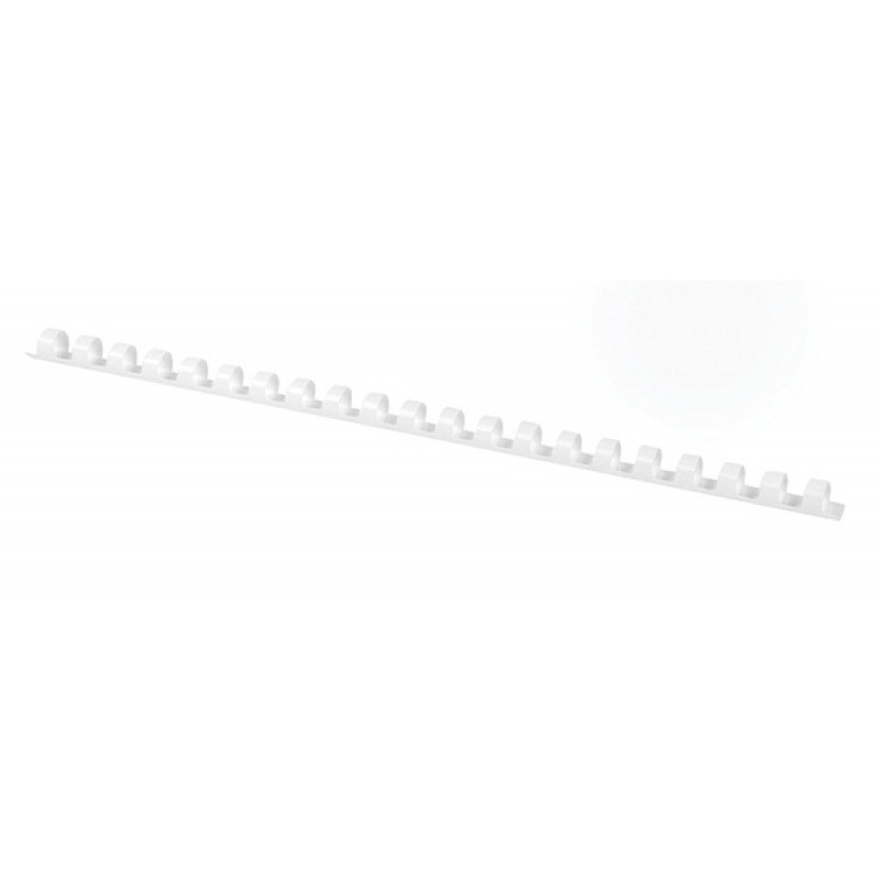 Grzbiety do bindowania A4  8mm białe 100 szt.