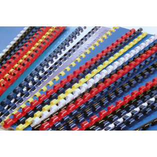 Grzbiety do bindowania A4 19mm czarne 100szt