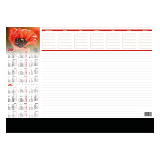 KALENDARZ CRUX BIUWAR MAŁY Z LISTWĄ