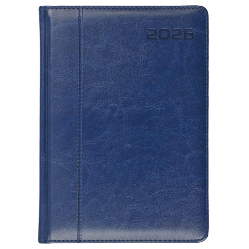 KALENDARZ CRUX KSIĄŻKOWY A4 DZIENNY NEVRO GRANAT