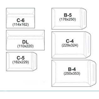 KOPERTA  B5 BRĄZOWA HK 100 SZT