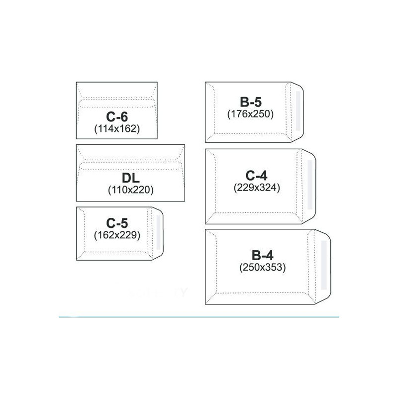 KOPERTA  C4 ROZSZERZANA BRĄZOWA 10 SZT