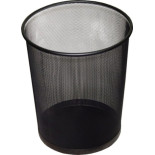 KOSZ BIUROWY DRUCIANY CZARNY 19L