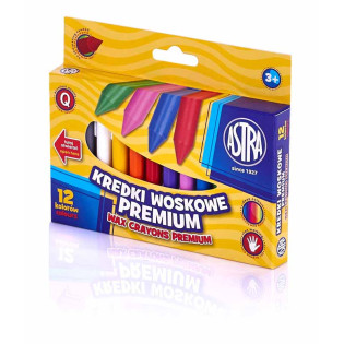 KREDKI ASTRA ŚWIECOWE 12 KOLORÓW