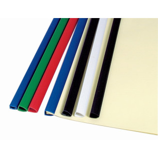 LISTWA 6MM ZACISKOWA DOTTS CZARNA 50SZT