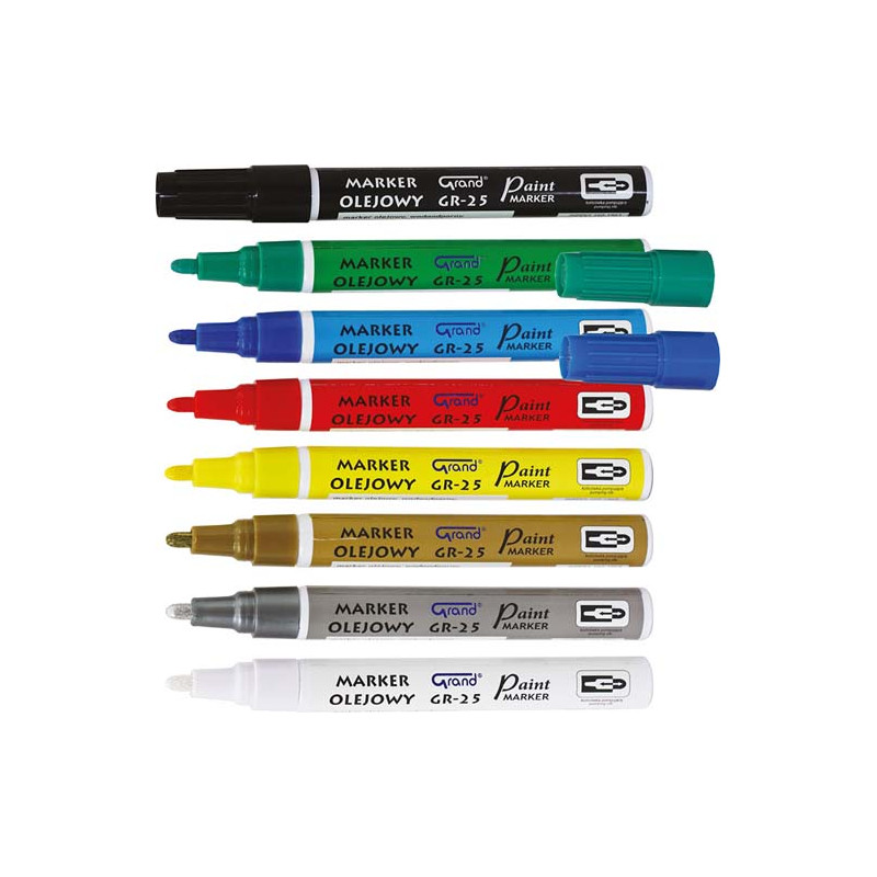 MARKER OLEJOWY GRAND GR-25 BIAŁY 