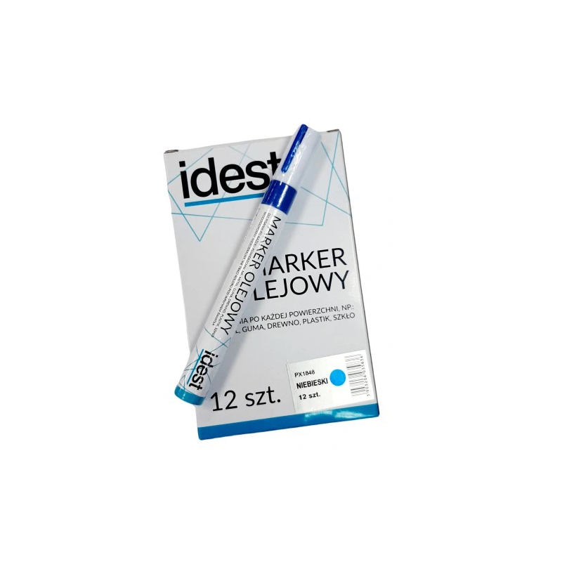 MARKER OLEJOWY IDEST NIEBIESKI