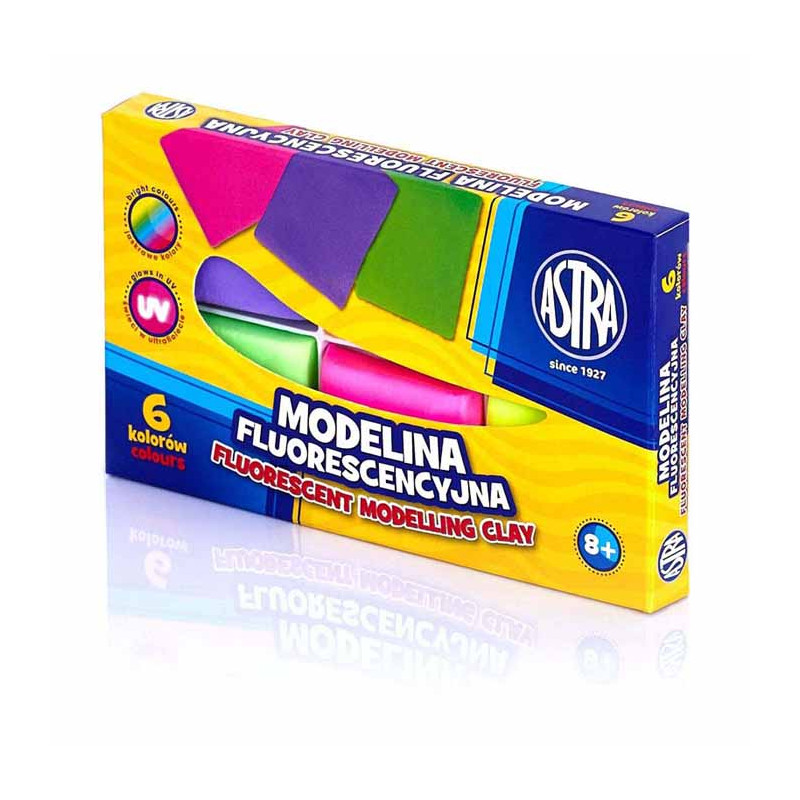 MODELINA ASTRA 6 KOLORÓW FLUORESCENCYJNA 