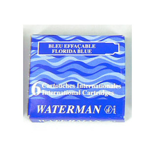 NABOJE WATERMAN NIEBIESKIE FLORYDA 8SZT DŁUGIE