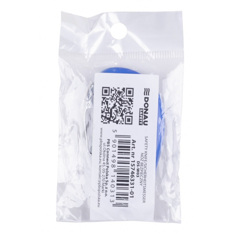 Nóż bezpieczny DONAU SAFETY DS-WO3, wymienne ostrz