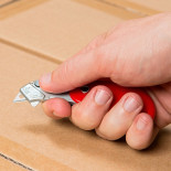 Nóż bezpieczny, składany PSC2, niebieski