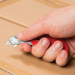 Nóż bezpieczny, składany PSC2, niebieski