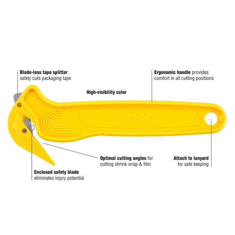 Nóż bezpieczny, z ukrytym ostrzem, DFC-364