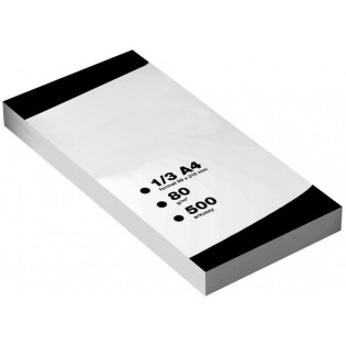 PAPIER KSERO A4 1/3 A4 80GR FORMAT RECEPT