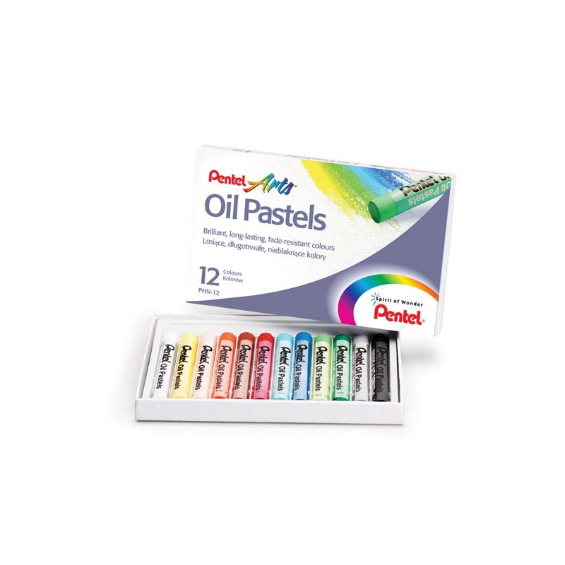 PASTELE OLEJNE PENTEL PHN 12 SZT 