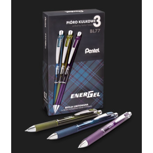 PIÓRO KULK. PENTEL BL77A2 KOMPLET 3 KOLORÓW 