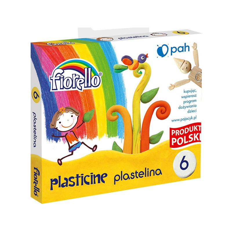 PLASTELINA FIORELLO  6 KOLORÓW 