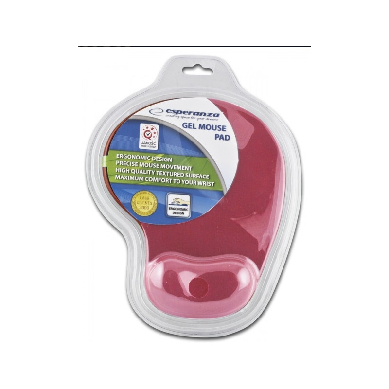 PODKŁADKA POD MYSZ ŻELOWA ESPERANZA EA137 CZERW