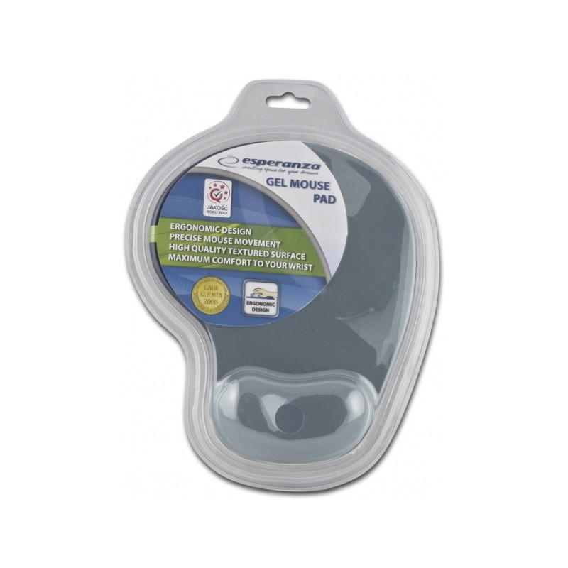 PODKŁADKA POD MYSZ ŻELOWA ESPERANZA EA137 SZARA