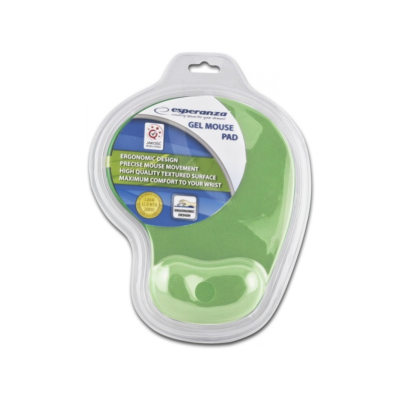 PODKŁADKA POD MYSZ ŻELOWA ESPERANZA EA137 ZIELONA