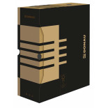 POJEMNIK ARCHIWIZACYJNY DONAU A4 12CM BRĄZOWE