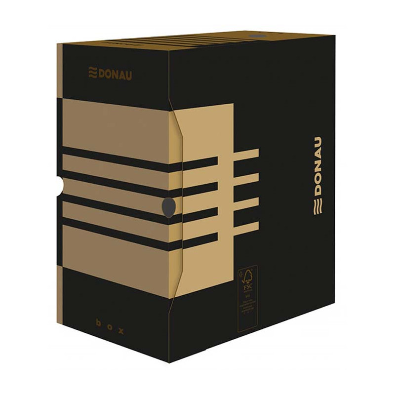 POJEMNIK ARCHIWIZACYJNY DONAU A4 15CM BRĄZOWE