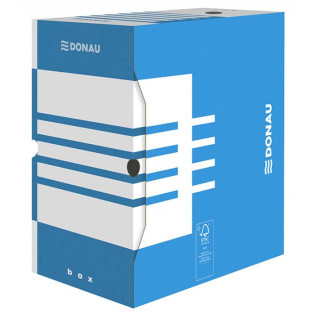 POJEMNIK ARCHIWIZACYJNY DONAU A4 15CM NIEBIESKIE