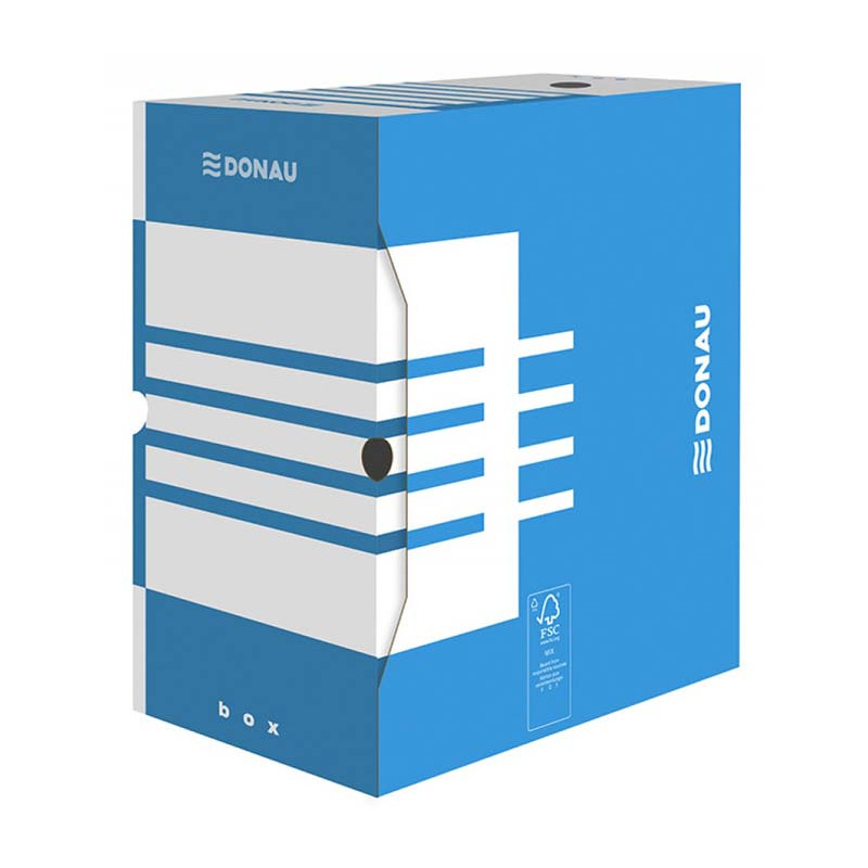 POJEMNIK ARCHIWIZACYJNY DONAU A4 15CM NIEBIESKIE