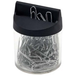 POJEMNIK MAGNETYCZNY ZE SPINACZAMI SREBRNYMI