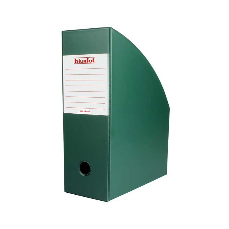 POJEMNIK NA DOKUMENTY BIURFOL A4 100MM C.ZIELONY
