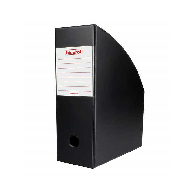 POJEMNIK NA DOKUMENTY BIURFOL A4 100MM CZARNY