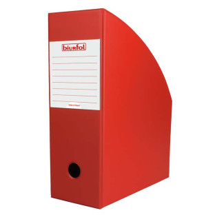 POJEMNIK NA DOKUMENTY BIURFOL A4 100MM CZERWONY